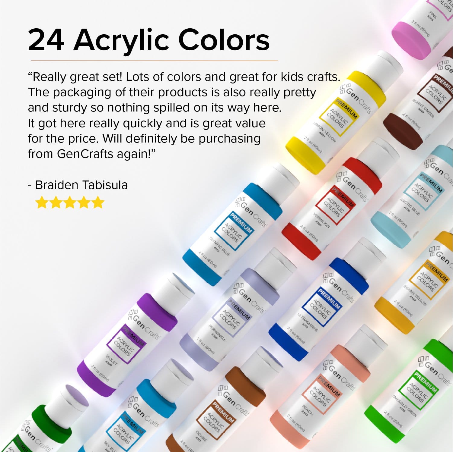 Classic Acrylic Pouring Paint - 24 Colors