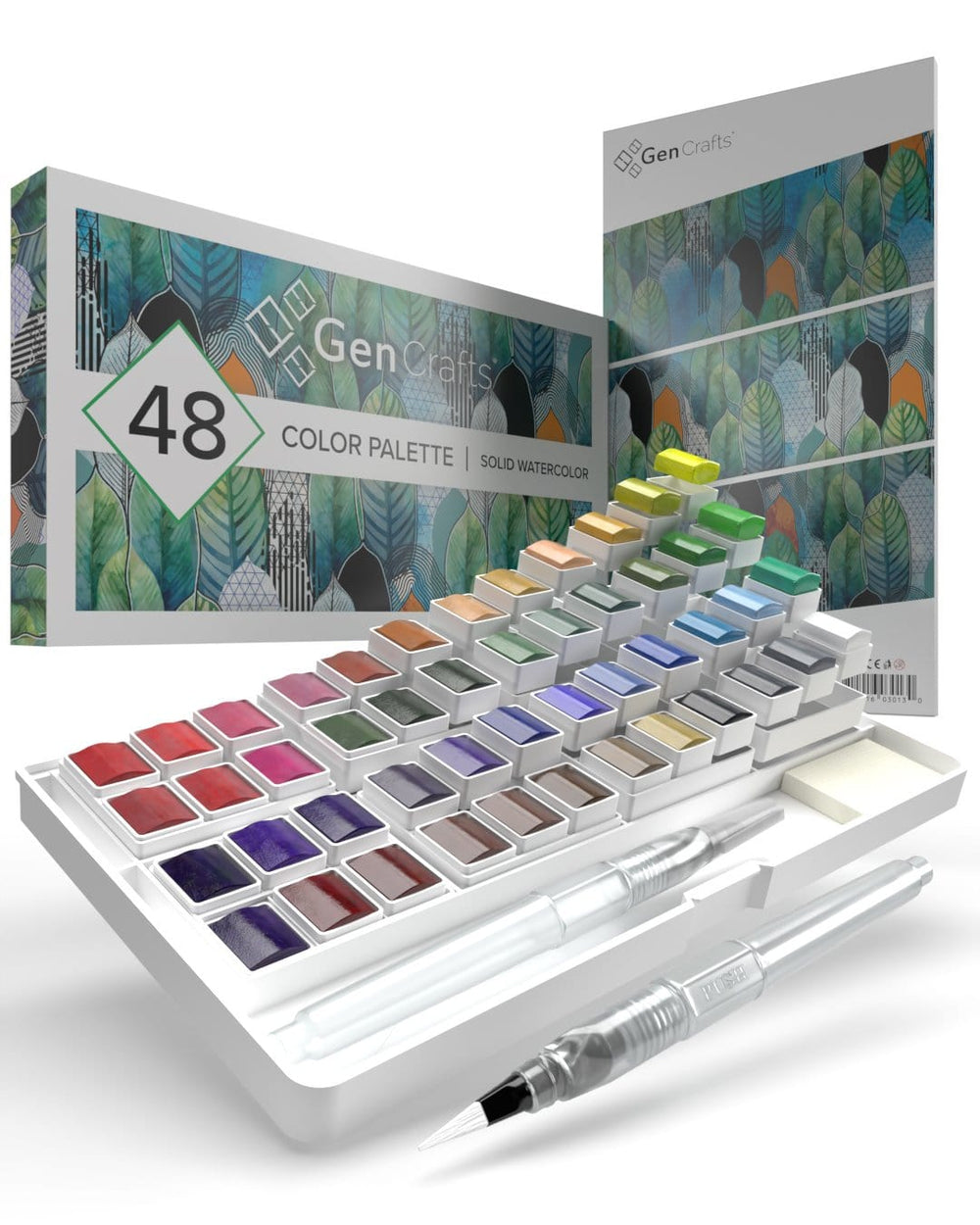 Watercolor Paint Palette - 48 Colors